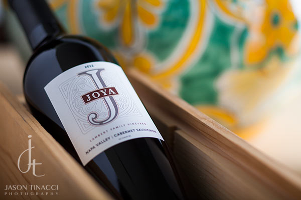 Styled wine bottle shots in Sonoma, CA by Jason Tinacci